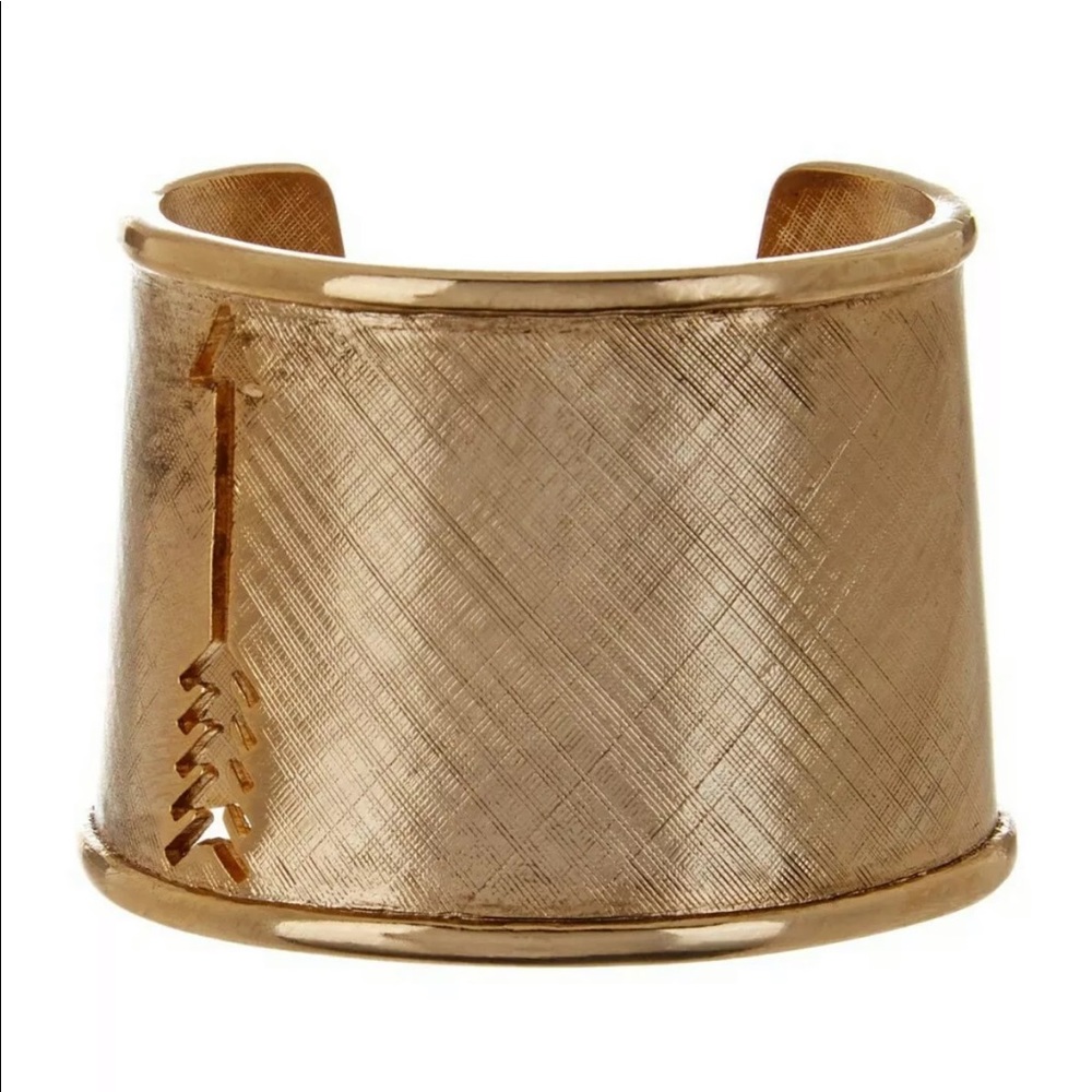 HOUSE of HARLOW gold/copper arrow cuff bracelet